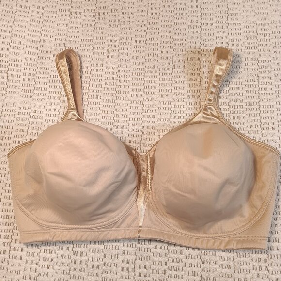 Playtex 18 Hour Sleek Wire Free full figure plus size bra sz 38 DDD - Picture 2 of 11